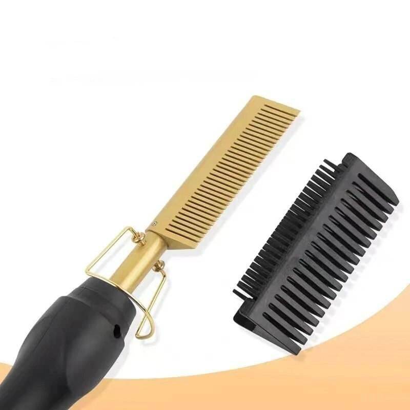 Electric Tourmaline Ceramic Curling & Haircutting Comb Hair Care & Styling Tools Health & Beauty  