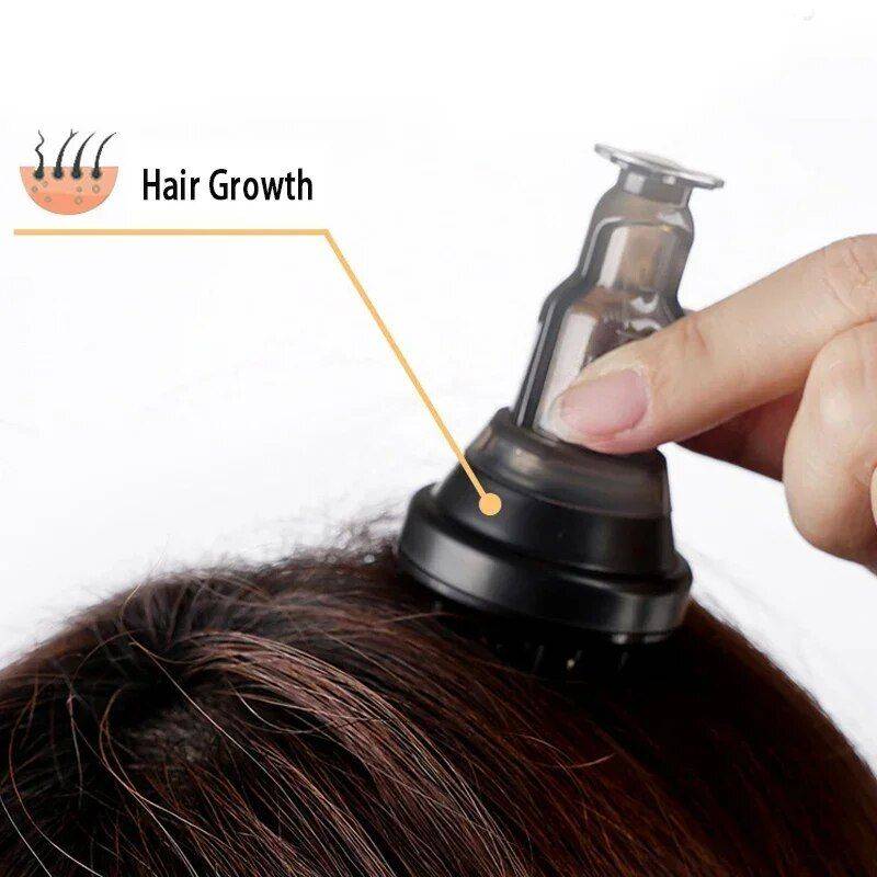 Portable Scalp Massager Liquid Comb for Enhanced Hair Growth Hair Care & Styling Tools Health & Beauty Color : Blue|Red|White|Black 