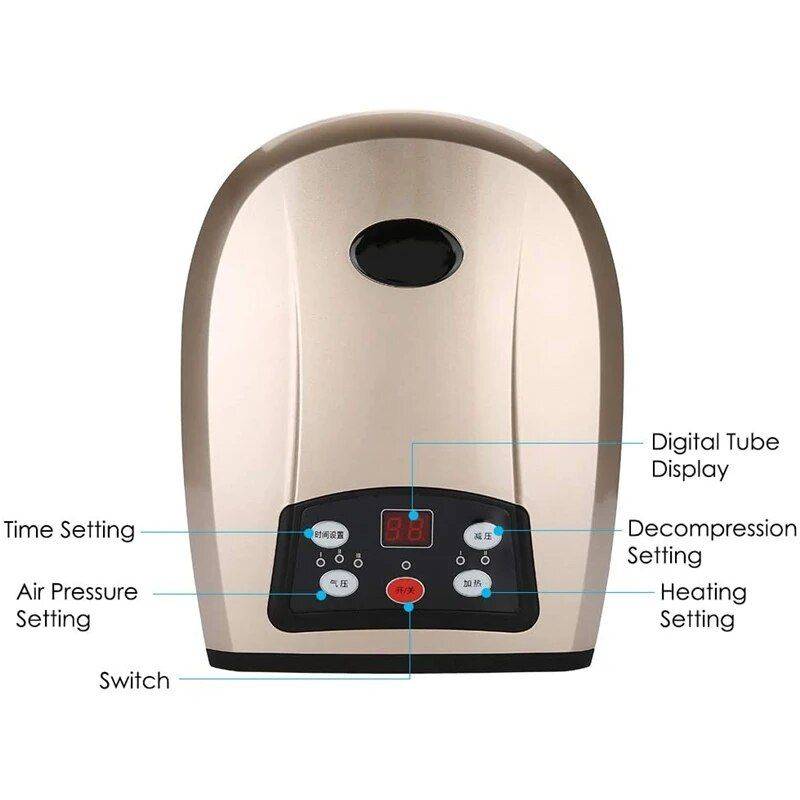 Electric Hand Massager with Air Compression & Heat Therapy Health & Beauty Health Care  