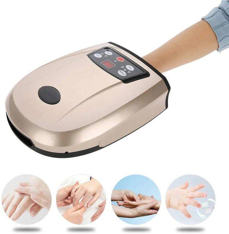 Electric Hand Massager with Air Compression & Heat Therapy Health & Beauty Health Care  