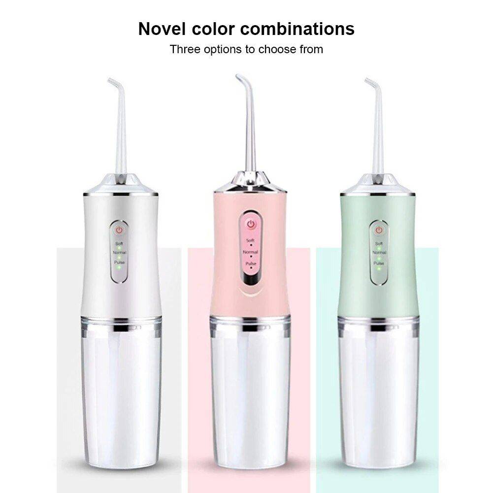 Portable Electric Dental Water Flosser Health & Beauty Health Care Color : White|Pink|Green 