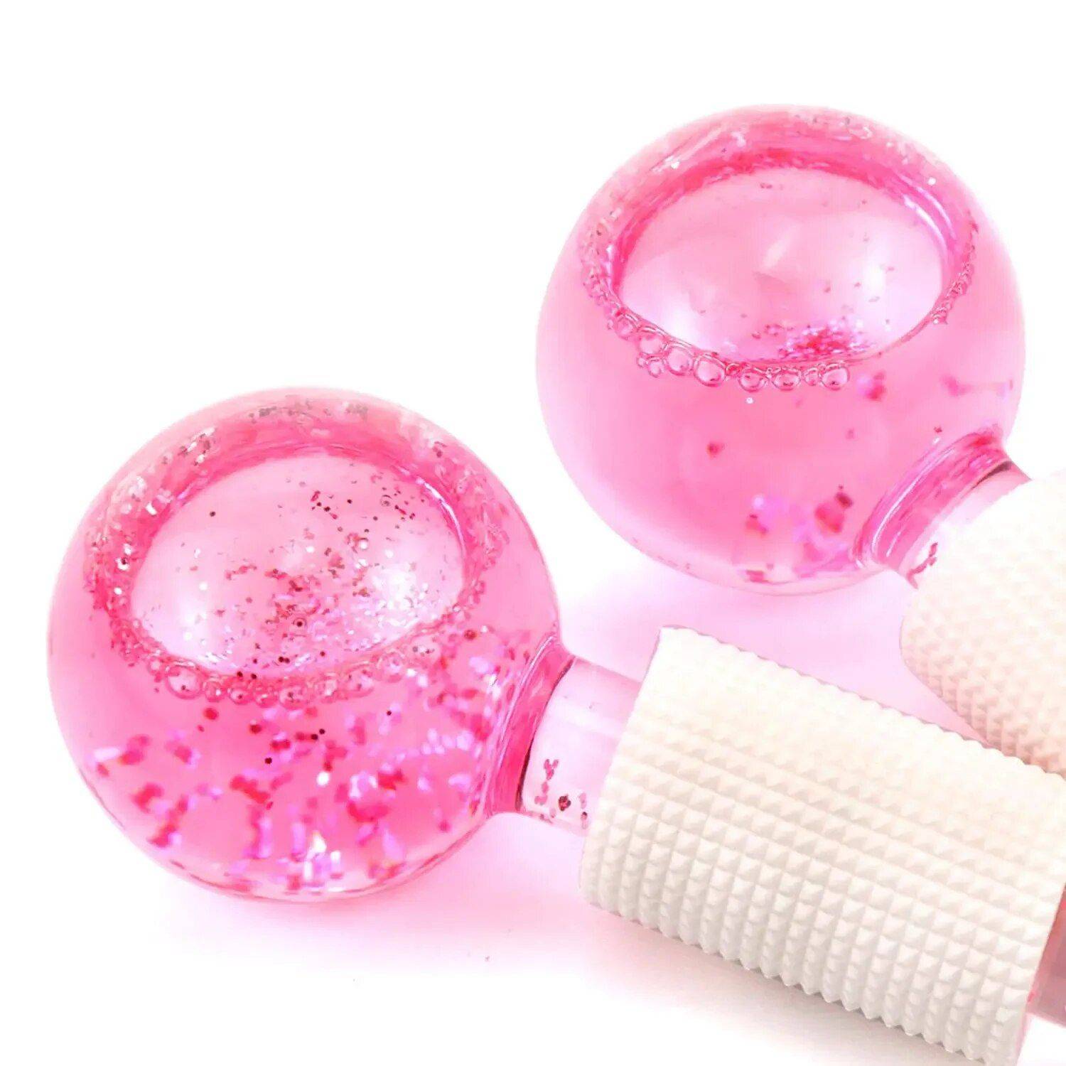 3D Ice Roller Facial Massager: Skin Lifting & Soothing Cool Globes Health & Beauty Health Care Color : Blue|Pink|Purple|White 