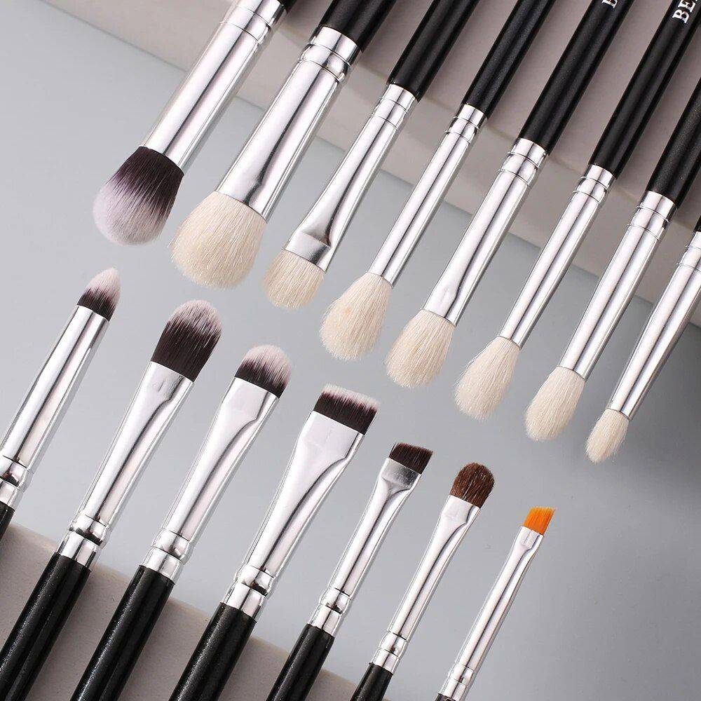 Premium Professional Makeup Brush Set - Natural and Synthetic Hair, Multiple Options Health & Beauty Makeup Handle Color : FE19|E15 no logo|WB-E10 