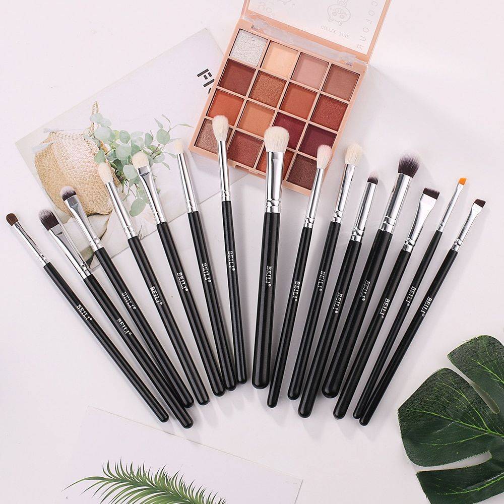 Premium Professional Makeup Brush Set - Natural and Synthetic Hair, Multiple Options Health & Beauty Makeup Handle Color : FE19|E15 no logo|WB-E10 