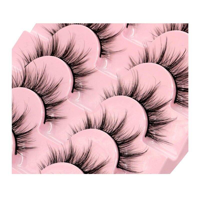 7 Pairs 3D Natural False Eyelashes Set - Fluffy, Soft, Cross Manga Style Health & Beauty Makeup Model : 7Pairs-MA01|7Pairs-MA02|7Pairs-MA03|7Pairs-MA04|7Pairs-MA05|7Pairs-MA06|7Pairs-MA07|7Pairs-MA08|7Pairs-MA09|7Pairs-MA10 