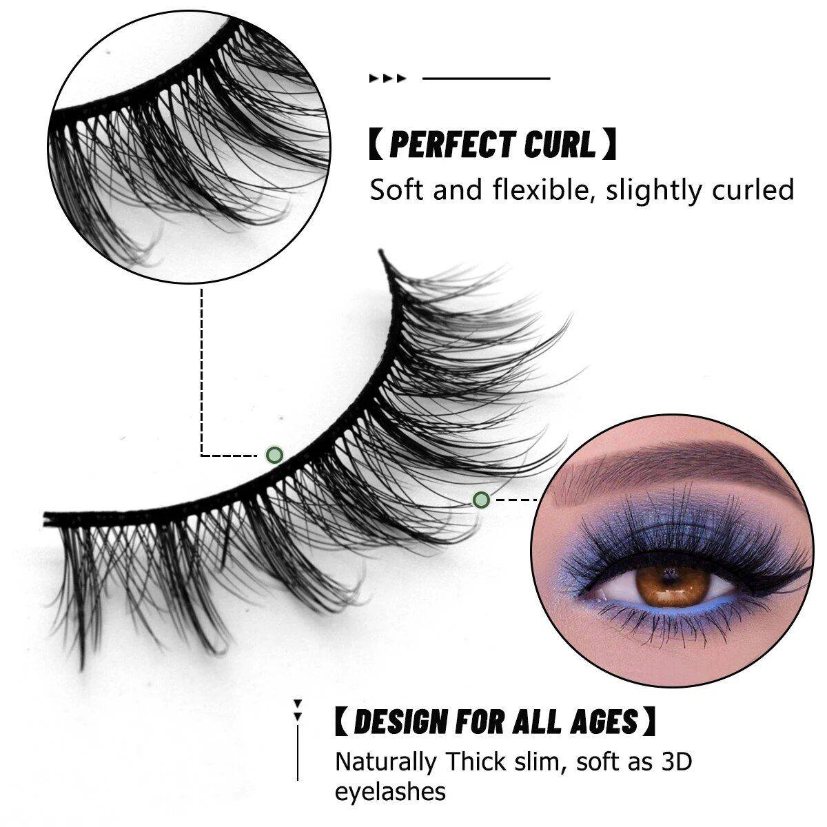 7 Pairs 3D Natural False Eyelashes Set - Fluffy, Soft, Cross Manga Style Health & Beauty Makeup Model : 7Pairs-MA01|7Pairs-MA02|7Pairs-MA03|7Pairs-MA04|7Pairs-MA05|7Pairs-MA06|7Pairs-MA07|7Pairs-MA08|7Pairs-MA09|7Pairs-MA10 