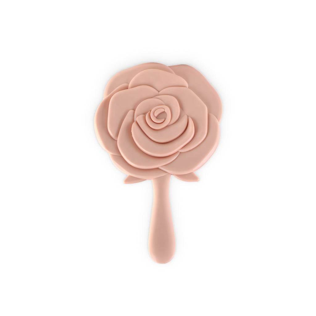 Rose Pink Handheld Mirror Health & Beauty Makeup  