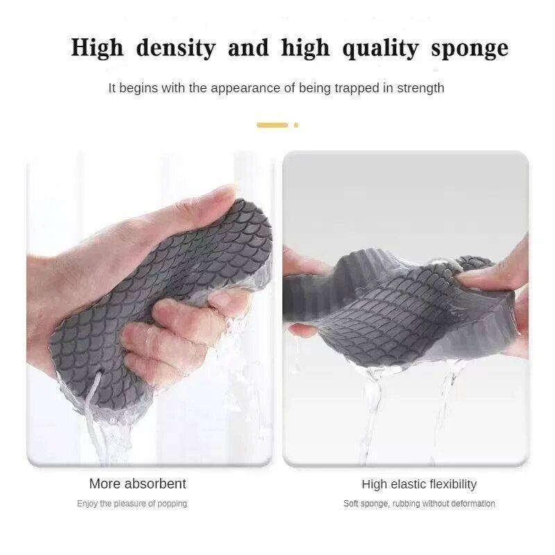 Soft Sponge Exfoliating Body Scrubber - Gentle Skin Care for All Ages Health & Beauty Skin Care Color : White|Pink|Blue|Grey 