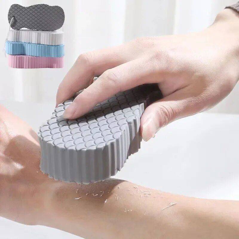 Soft Sponge Exfoliating Body Scrubber - Gentle Skin Care for All Ages Health & Beauty Skin Care Color : White|Pink|Blue|Grey 