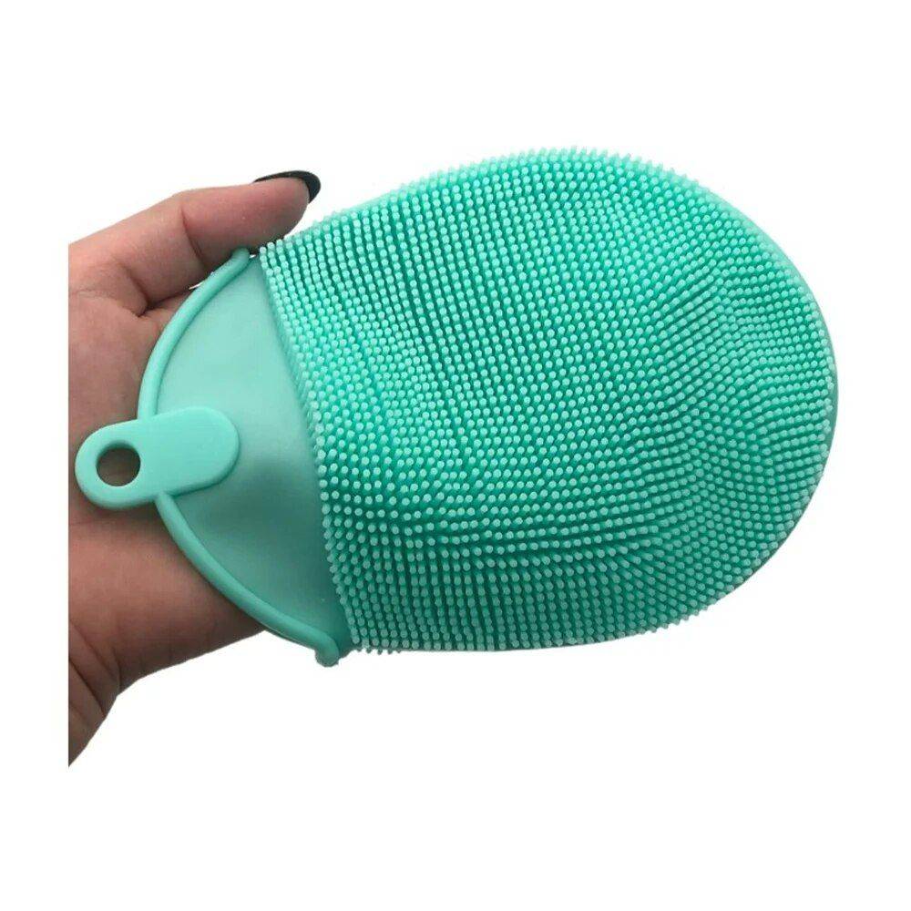 Multi-Functional Silicone Bath Massage and Exfoliating Gloves Health & Beauty Skin Care Color : Green|Blue|Pink 