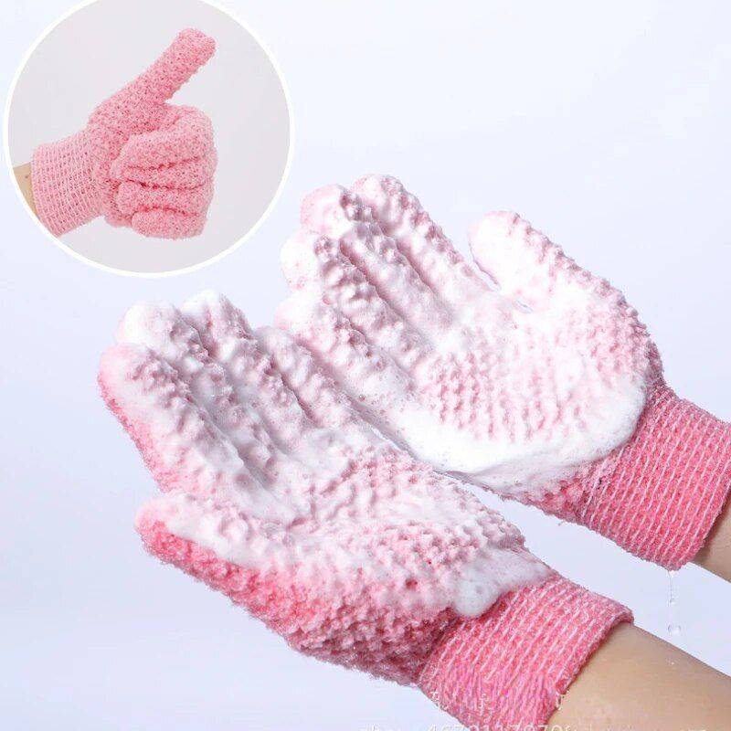 Multi-Purpose Exfoliating Shower Mitt: Skid-Resistant & Soft for Skin Health & Beauty Skin Care Color : pink 1pcs|blue 1pcs|pink 2pcs(1pairs)|blue 2pcs(1pairs) 