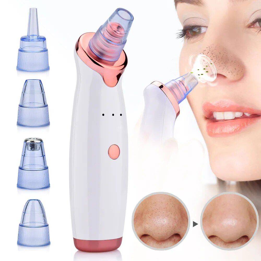 Electric Facial Vacuum Blackhead & Acne Remover with Deep Pore Cleaning Tools Health & Beauty Skin Care  