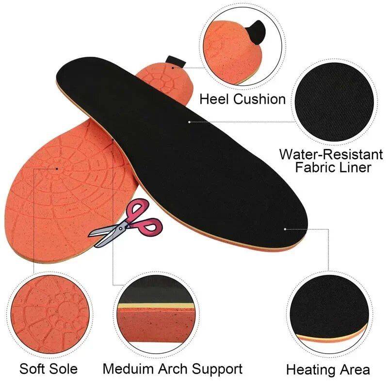 USB Electric Rechargeable Heated Insoles with Three-Level Remote Controller Beauty Gadgets & Tools Gadgets Capacity : 2000mAh |2200mAh |2000mAh  