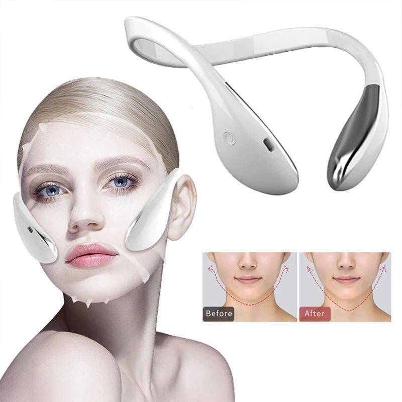 EMS Vibration Facial Lifting & V-Face Shaping Massager Beauty Gadgets & Tools Gadgets  