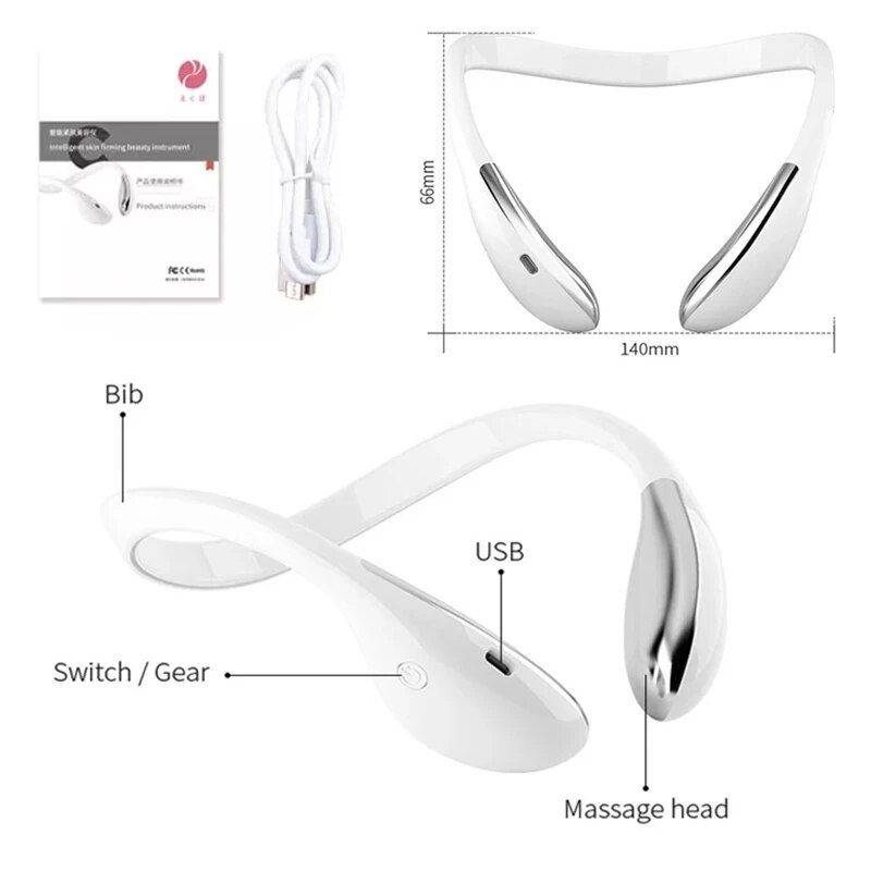 EMS Vibration Facial Lifting & V-Face Shaping Massager Beauty Gadgets & Tools Gadgets  