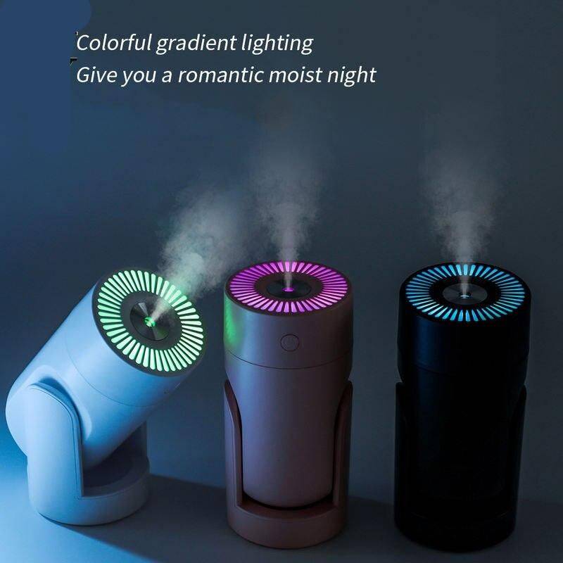 Compact Ultrasonic Humidifier – Portable & Adjustable Nano Mist Purifier with USB Beauty Gadgets & Tools Gadgets Color : White|Black|Pink 