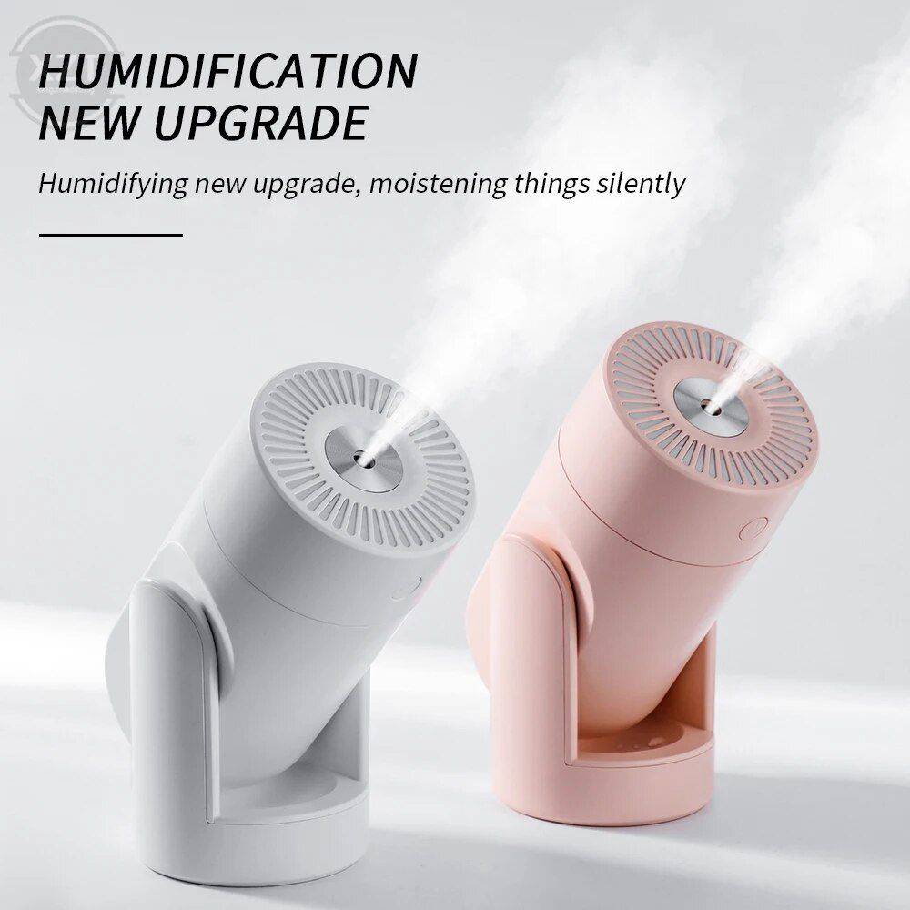 Compact Ultrasonic Humidifier – Portable & Adjustable Nano Mist Purifier with USB Beauty Gadgets & Tools Gadgets Color : White|Black|Pink 