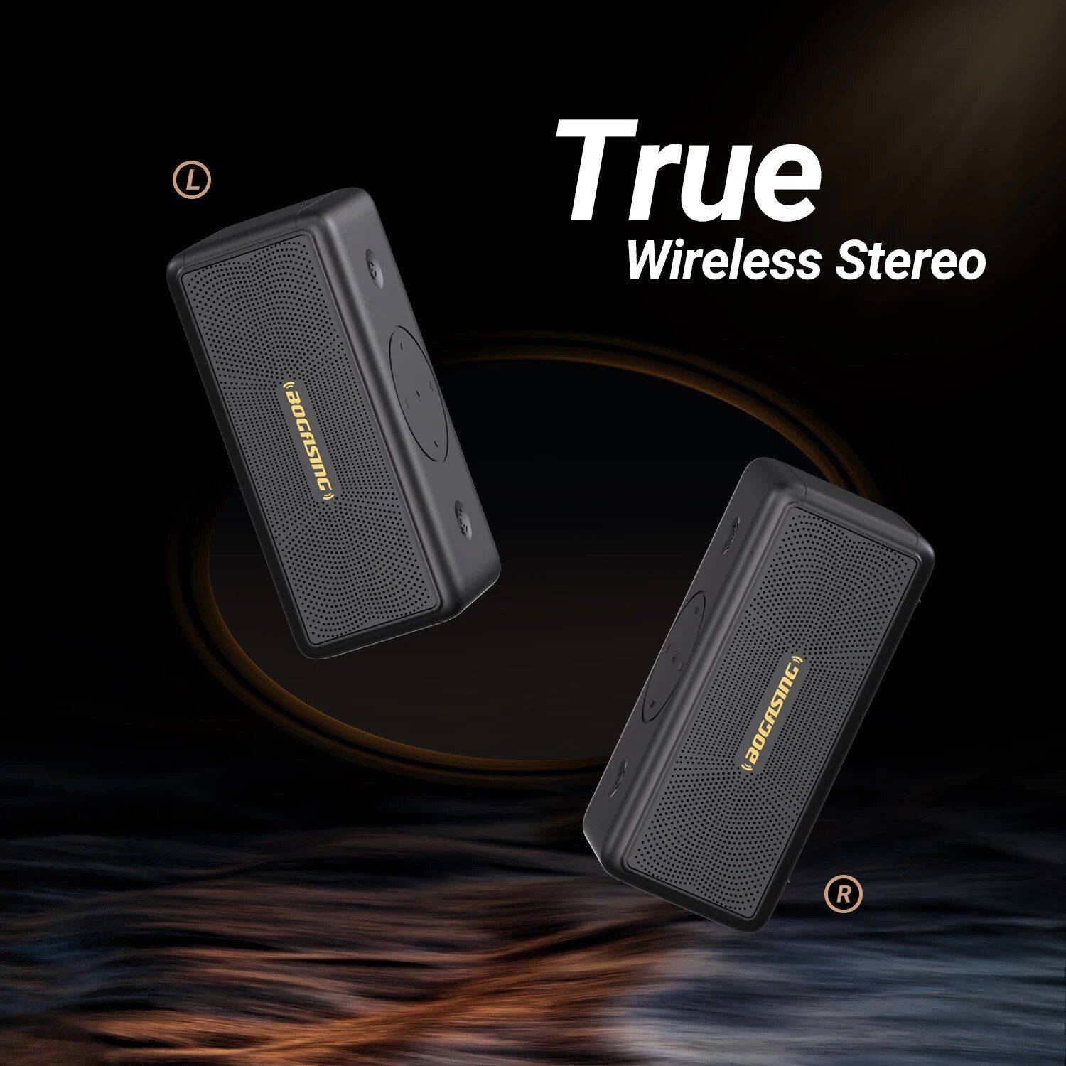 Portable Bluetooth 5.3 Speaker: 40W 360° Stereo Sound, IPX7 Waterproof with 30H Playtime & USB Connectivity Bluetooth Speakers Gadgets  