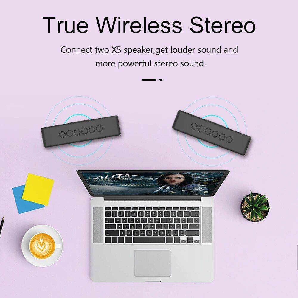 30W High-Power Portable Bluetooth 5.0 Speaker: Waterproof, Super Bass, TWS Stereo, USB-C, Long Battery Life Bluetooth Speakers Gadgets Model : X5 