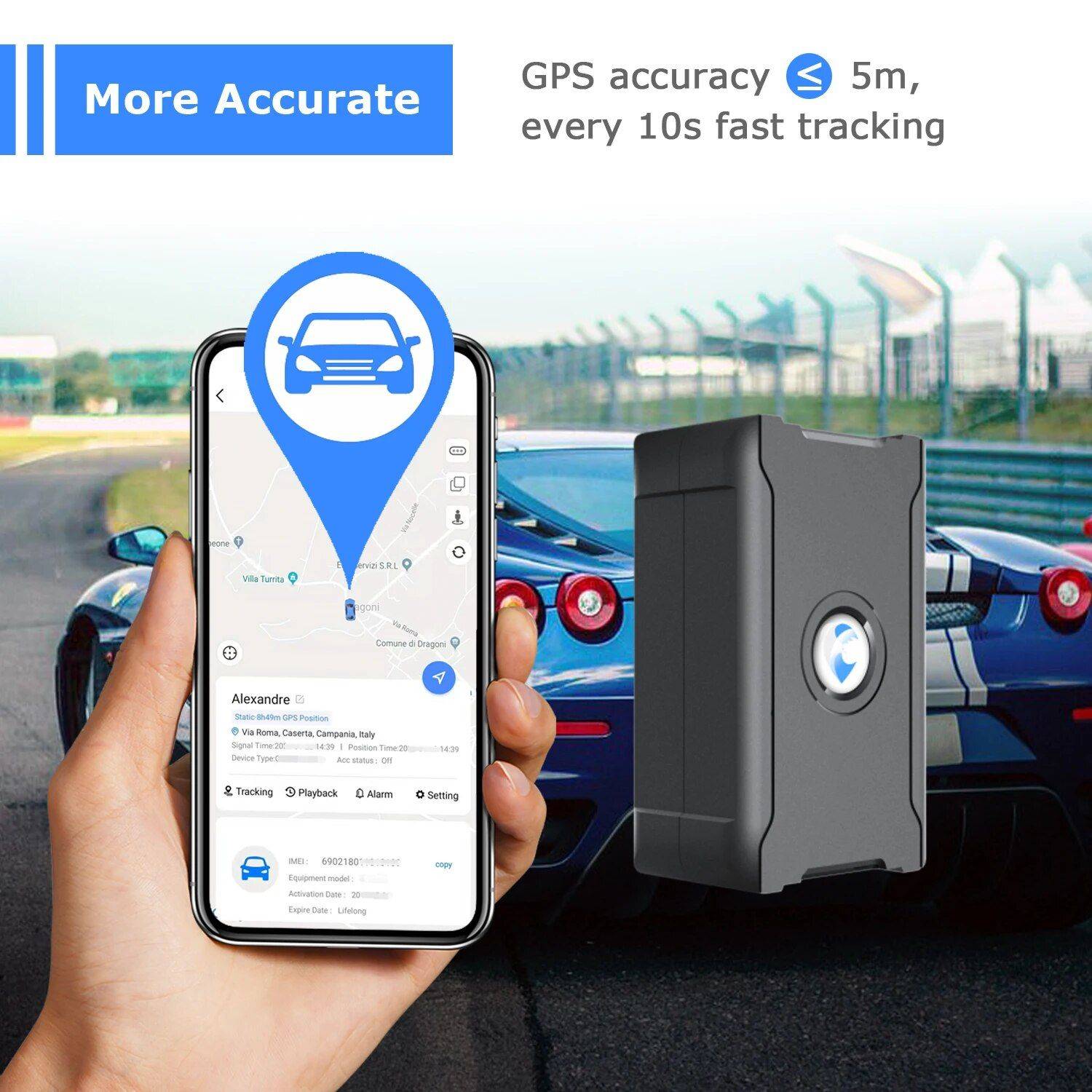 Precision GPS Tracker with Remote APP Control Car Electronics Gadgets  