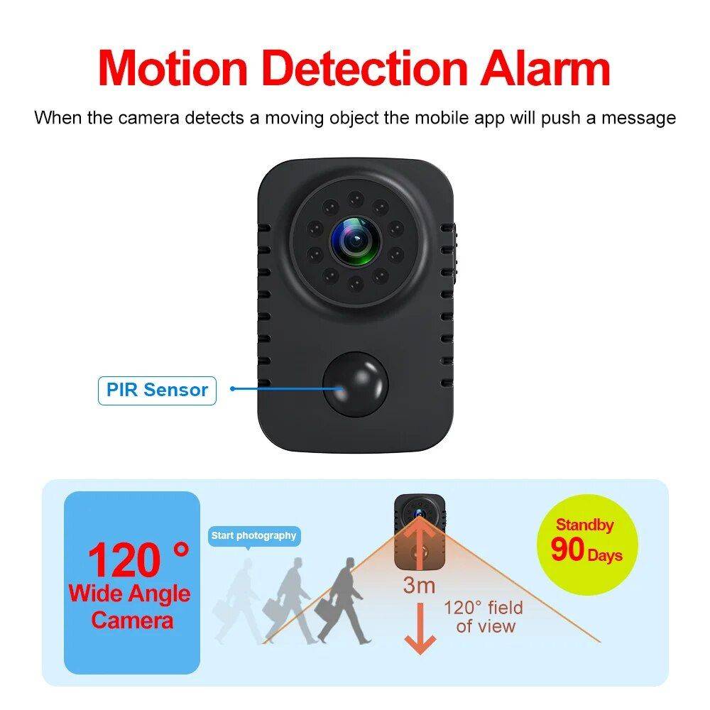 1080P Mini Body Camcorder with Night Vision & Motion Detection Car Electronics Gadgets  