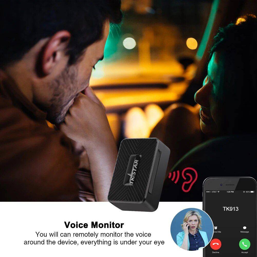 Mini Waterproof GPS Tracker with Voice Monitor & 1500mAh Battery Car Electronics Gadgets  