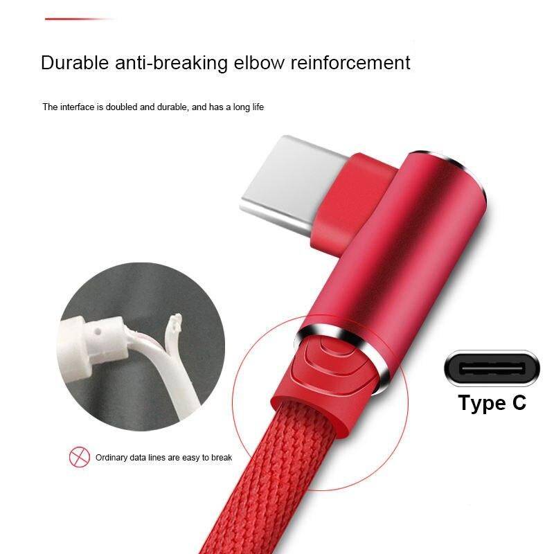 Fast Charging 90° L-Shaped USB Cable Best Sellers Chargers Gadgets Color : Red 