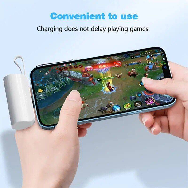 Portable 20000mAh Mini Power Bank with Magnetic Qi Wireless Charging Chargers Gadgets Color : White For iPhone|White For Type-C 