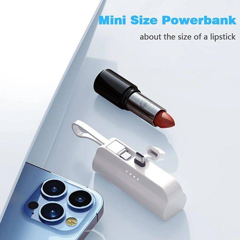 Portable 20000mAh Mini Power Bank with Magnetic Qi Wireless Charging Chargers Gadgets Color : White For iPhone|White For Type-C 