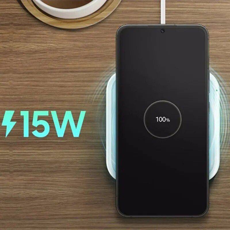 Fast Wireless 15W QI Charging Pad for Samsung Chargers Gadgets Color : Black with Cable|Black with EU Carger|White with Cable|White with EU Carger 