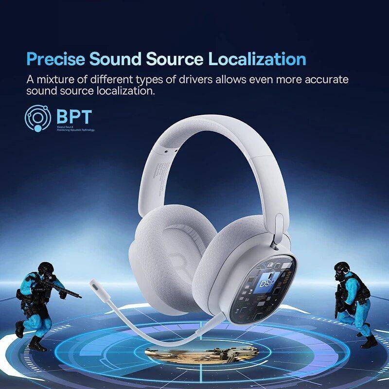 Over-Ear Wireless Gaming Headphones with Mic Gadgets Headphones  