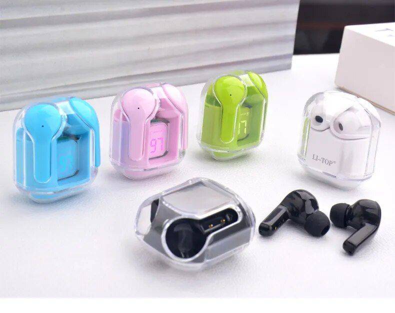 Earphone Wireless Bluetooth 5.0 Headphones Sport Gaming Headset Gadgets Headphones Color : White|Green|Black|Pink 