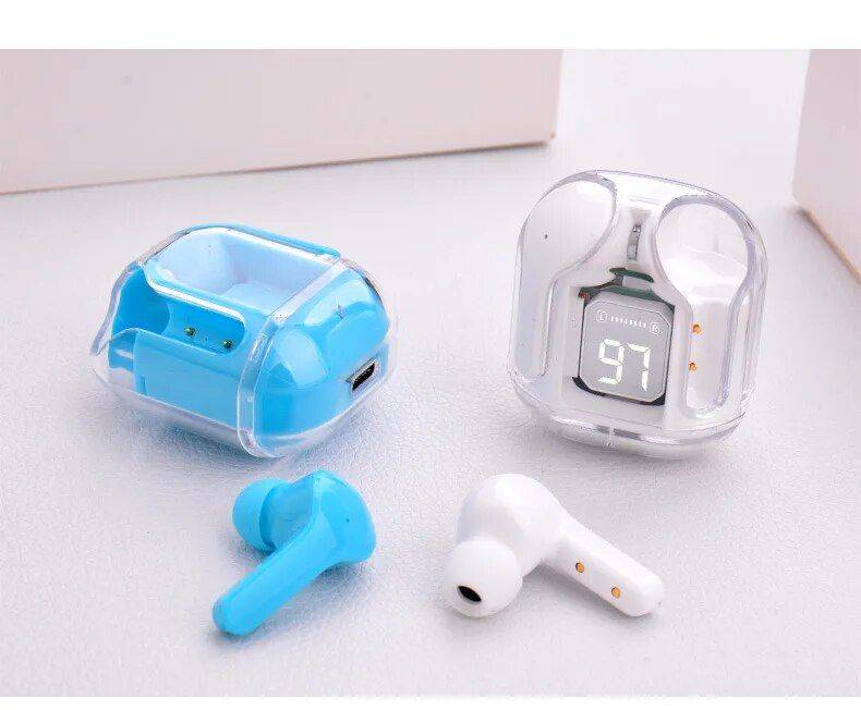 Earphone Wireless Bluetooth 5.0 Headphones Sport Gaming Headset Gadgets Headphones Color : White|Green|Black|Pink 