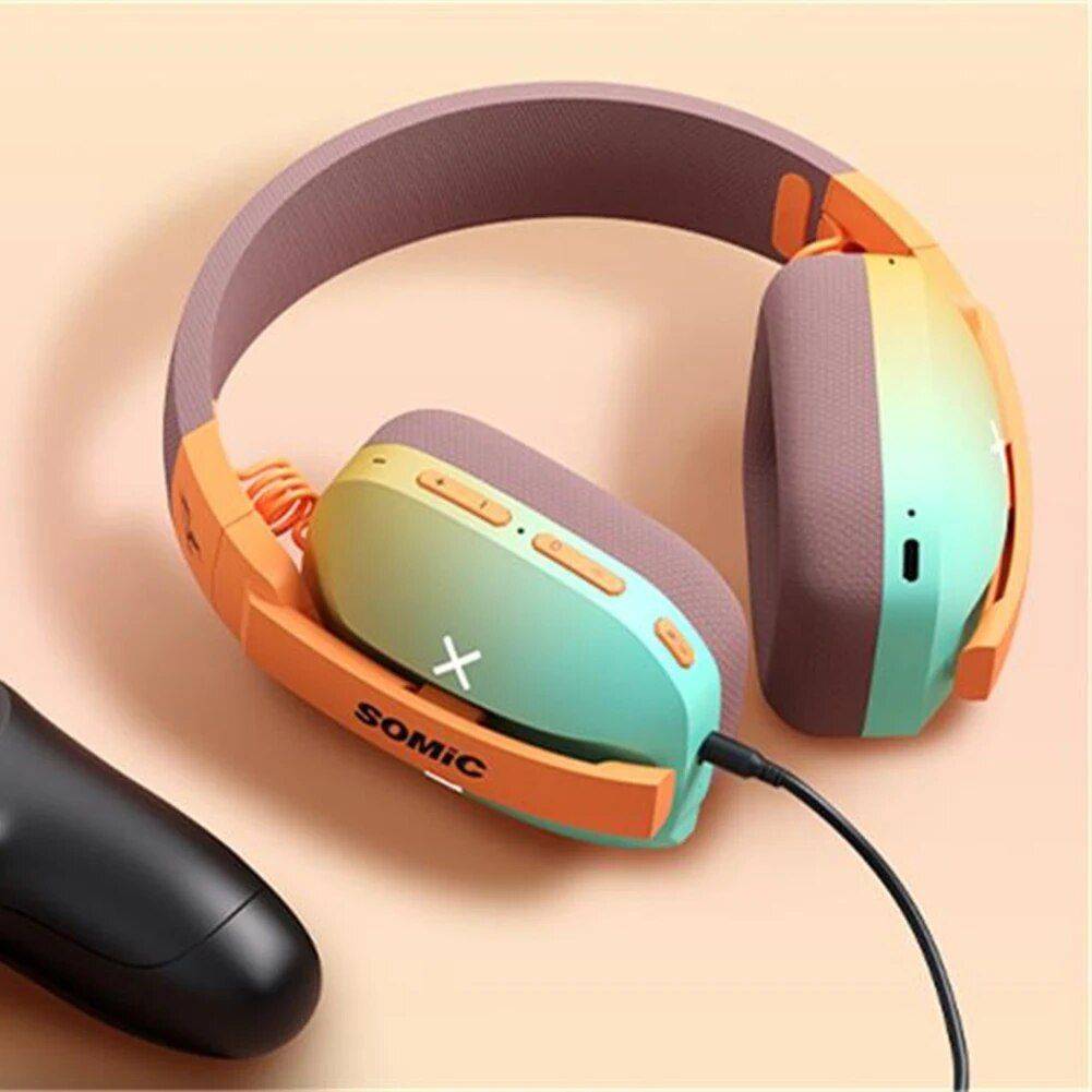 Wireless Bluetooth Gaming Headset with 3-Mode Connection & Ultra-Low Latency Gadgets Headphones Connection : Bluetooth Wireless 