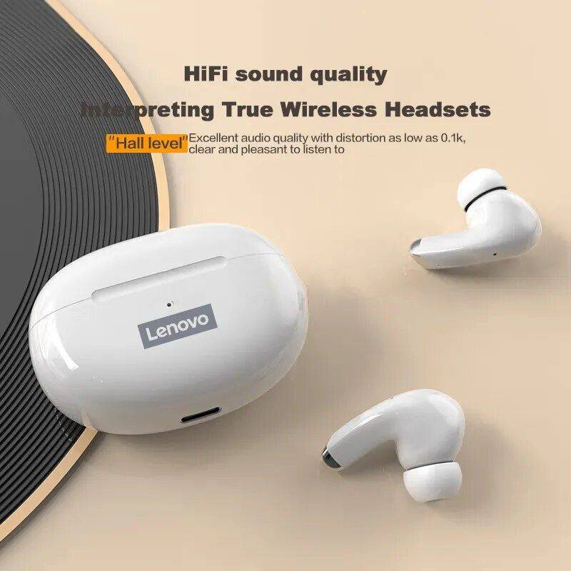 Waterproof Touch Control Wireless Earbuds with Active Noise-Cancellation & Bluetooth 5.2 Gadgets Headphones Color : White|Black 