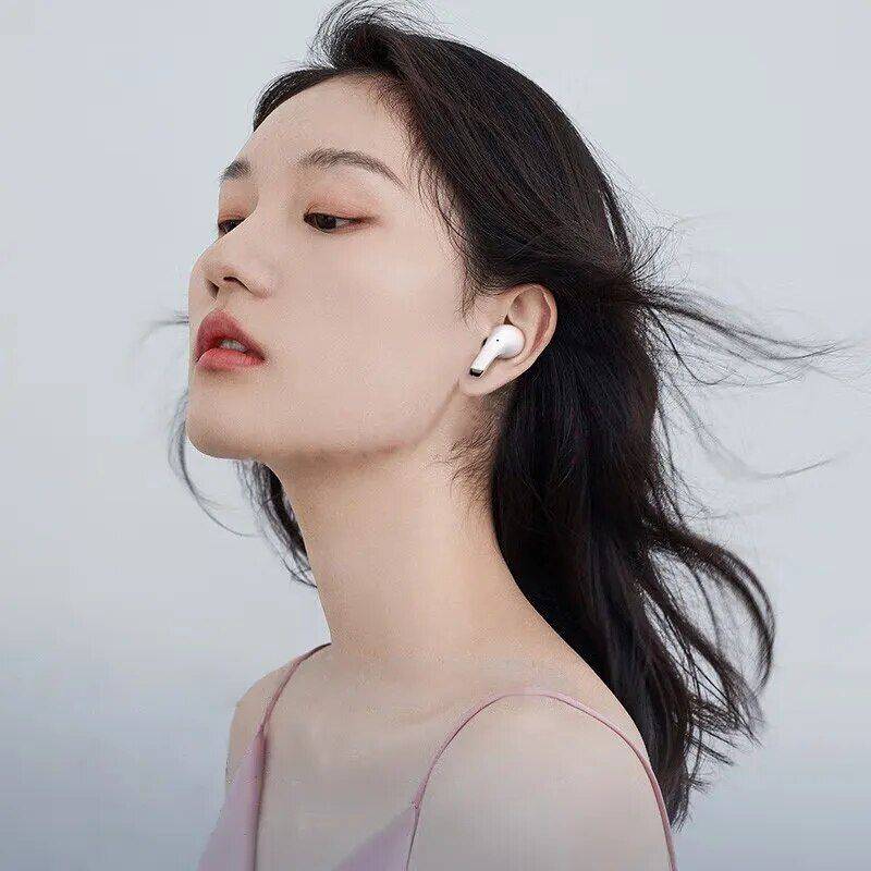 Waterproof Touch Control Wireless Earbuds with Active Noise-Cancellation & Bluetooth 5.2 Gadgets Headphones Color : White|Black 