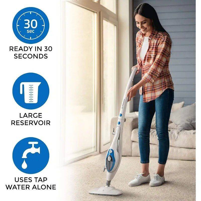 10-in-1 Versatile Steam Mop Cleaner for All Surfaces Home Electronics Household Cleaning Voltage (V) : 110V 