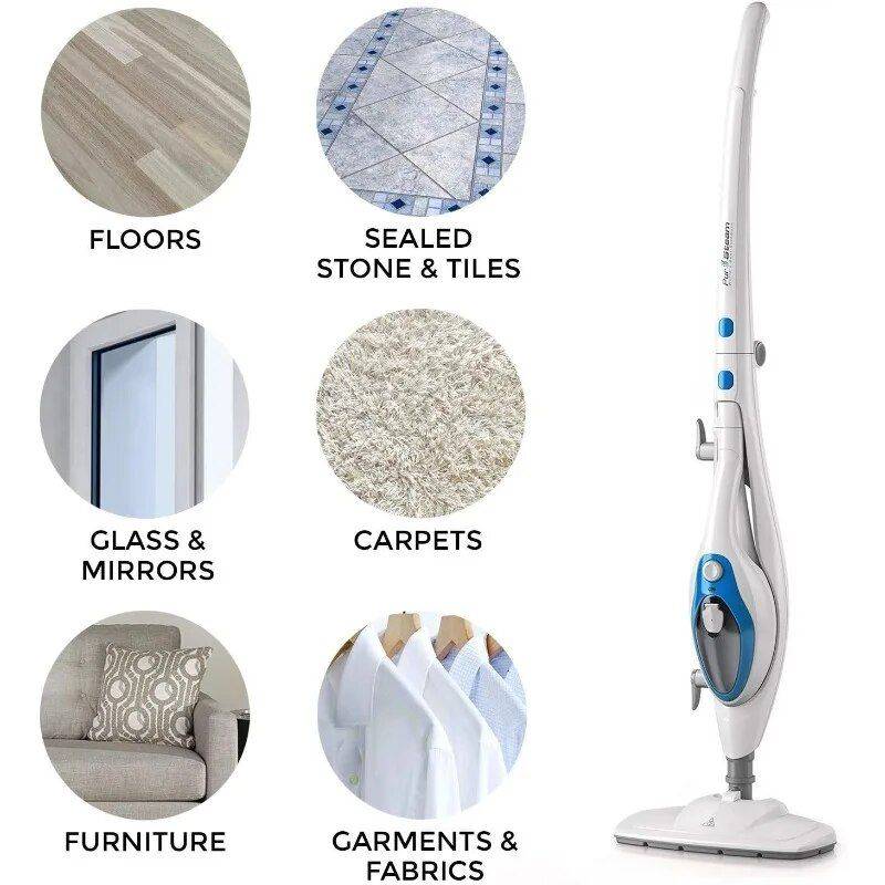 10-in-1 Versatile Steam Mop Cleaner for All Surfaces Home Electronics Household Cleaning Voltage (V) : 110V 