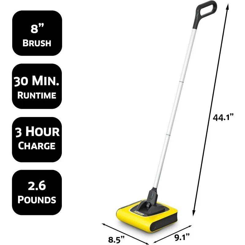 Lightweight Cordless Electric Sweeper Broom for Multi-Surface Cleaning Home Electronics Household Cleaning Plug Type : US 