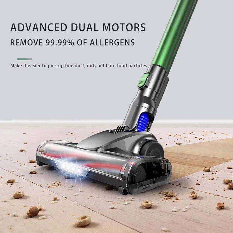 4-in-1 Lightweight Wireless Vacuum Cleaner with Powerful Suction Home Electronics Household Cleaning Color : Green 