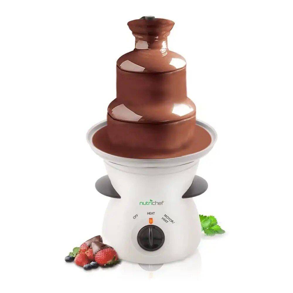 3-Tier Electric Chocolate Fondue Fountain for Parties and Events Kitchen Kitchen Gadgets  