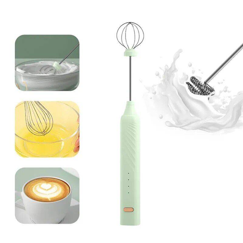 Portable USB Electric Egg Beater Kitchen Kitchen Gadgets  