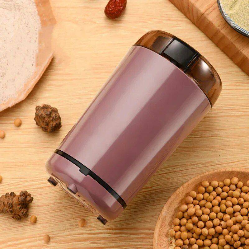 Stainless Steel Electric Coffee & Nut Grinder Kitchen Kitchen Gadgets Color : White|Blue|Purple|Black 