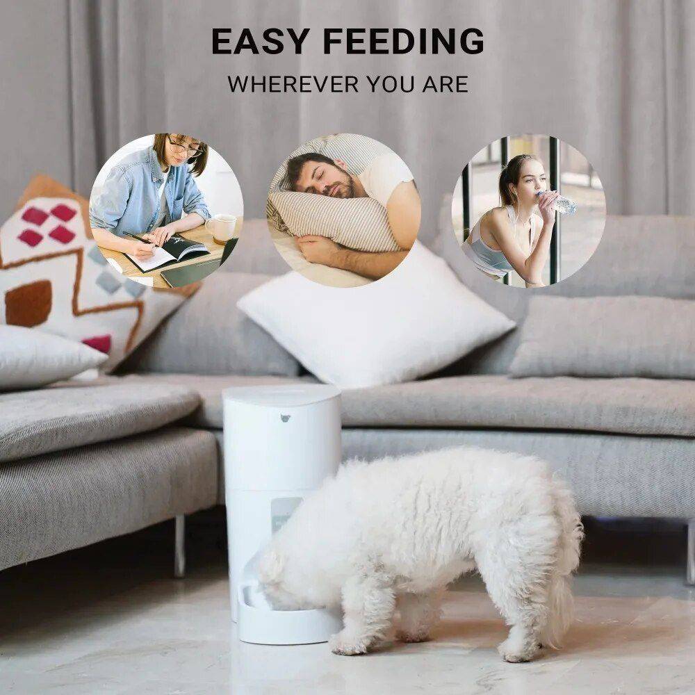 9L Smart Pet Feeder with Interactive App Control & Voice Recording Kitchen Kitchen Gadgets  