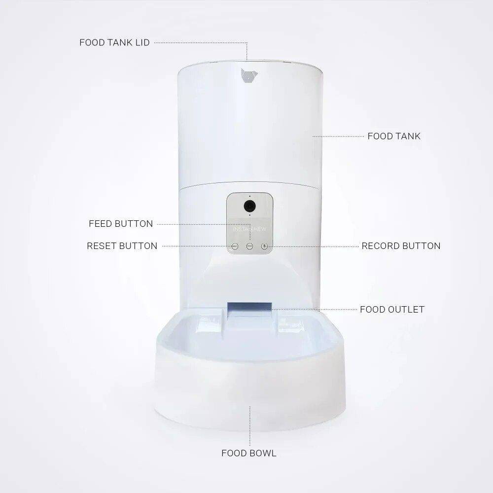 9L Smart Pet Feeder with Interactive App Control & Voice Recording Kitchen Kitchen Gadgets  