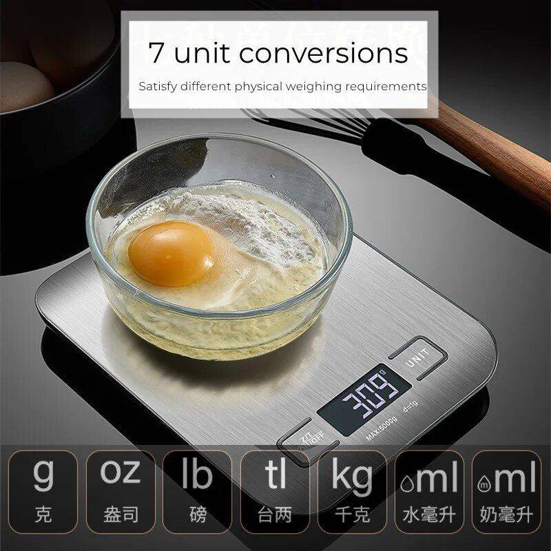 Stainless Steel Digital Kitchen Scale Kitchen Kitchen Gadgets  