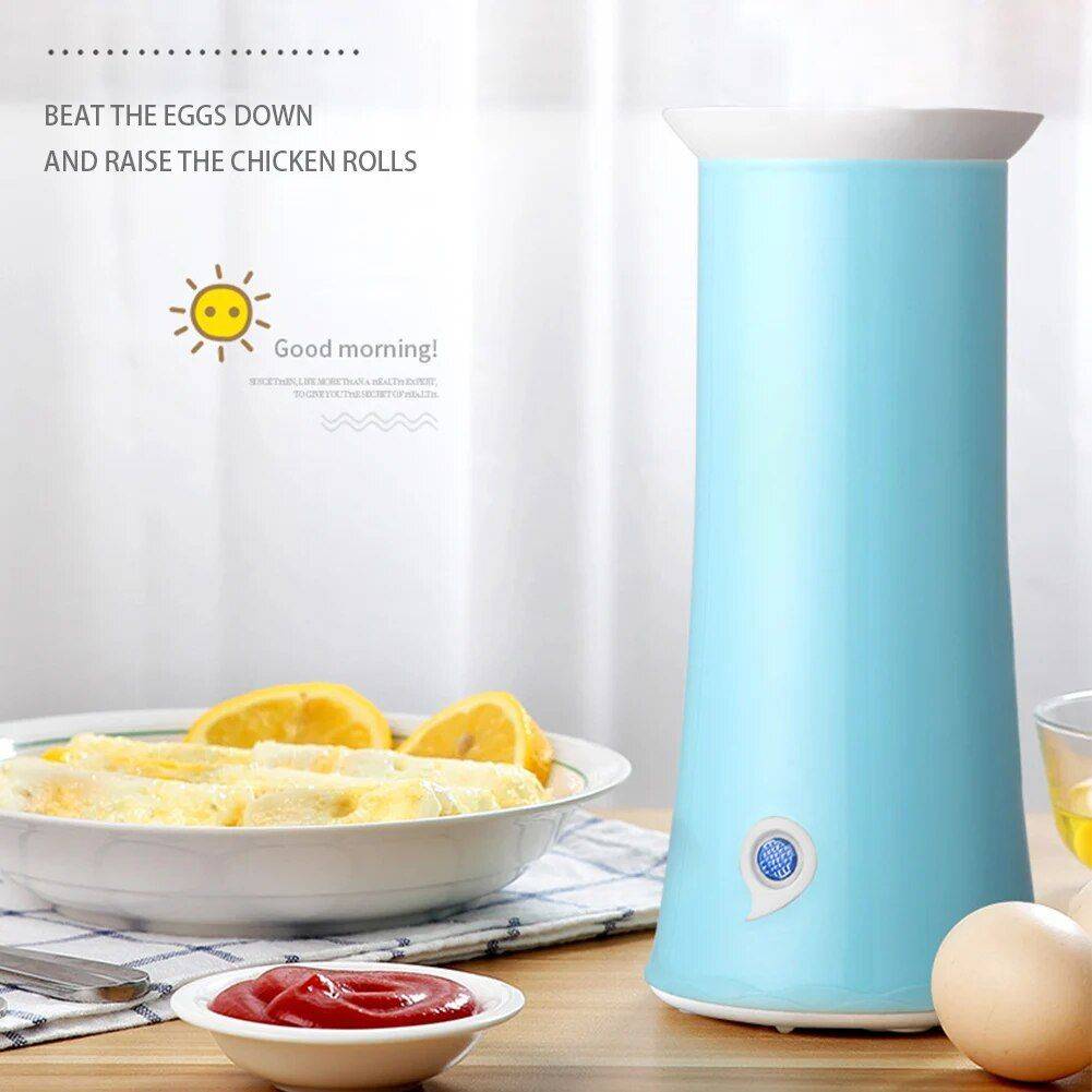 Compact Electric Egg Roll & Sausage Boiler - Non-Stick, Auto-Temperature Control Kitchen Kitchen Gadgets Color : Beige|Green|Yellow 