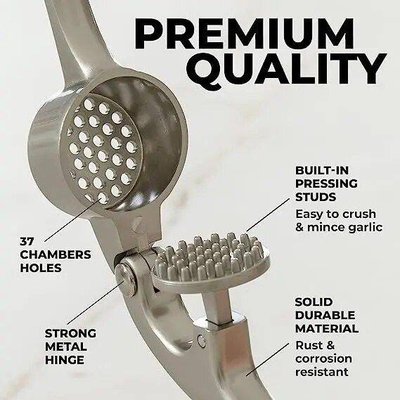 Kitchen Premium Garlic Press Easy to Squeeze Kitchen Kitchen Gadgets  