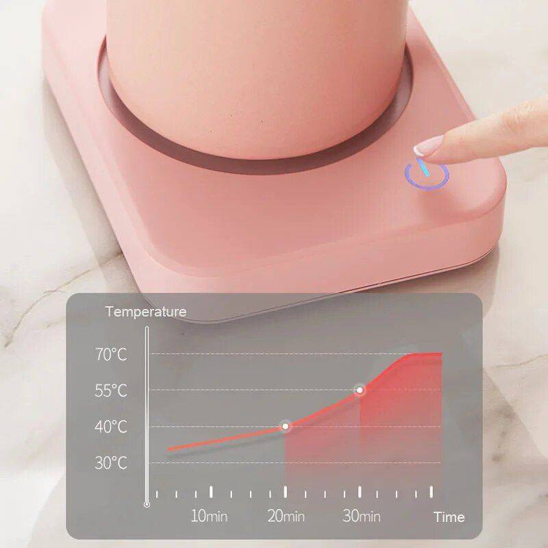 Electric Desk Coffee Mug Warmer with Auto Shut-Off – Perfect for Milk, Tea & More! Home Electronics Smart Home Color : Pink (No Cup)|Blue (No Cup)|Green (No Cup) 