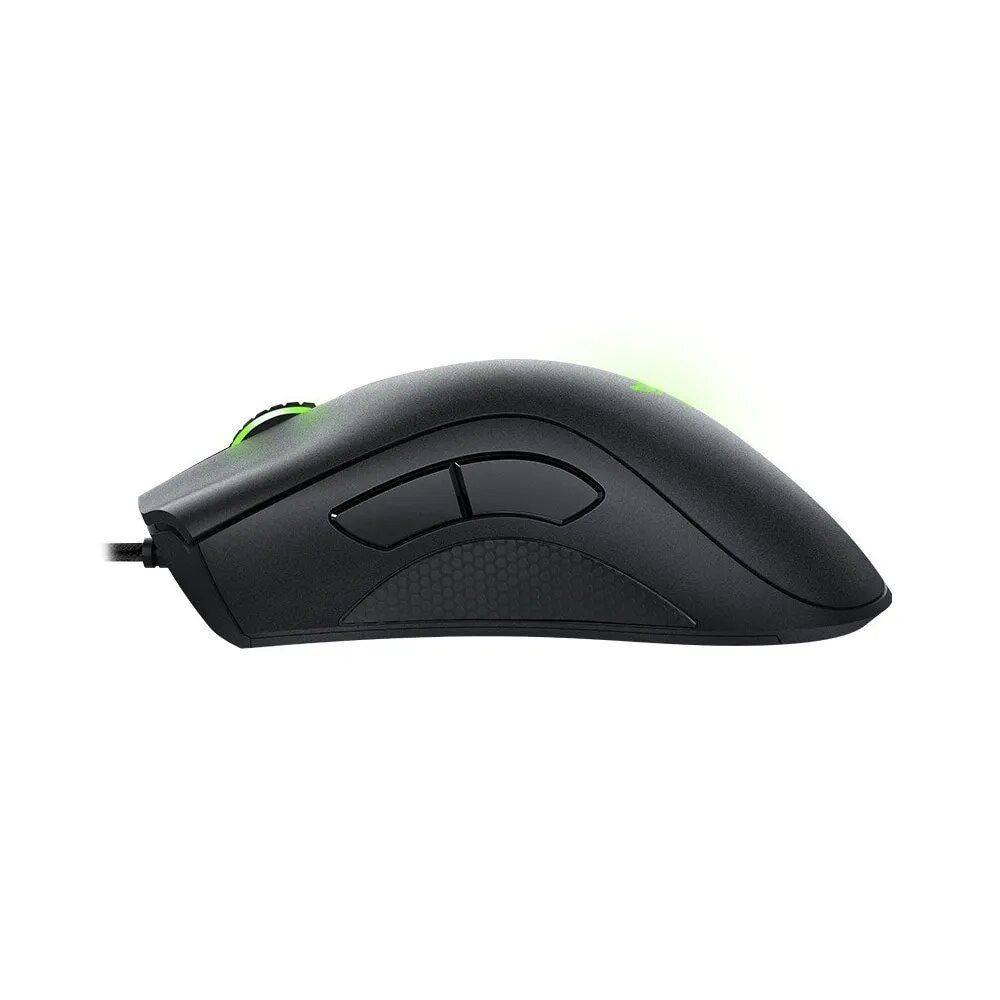 Black Razer DeathAdder Essential Wired Gaming Mouse Mice Gadgets Keyboards & Mice  